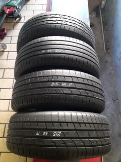 215/60/17bridgestone we are selling quality used tyres at affordable prices calk/whstsApp 0631966190