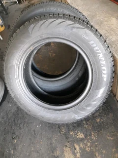 155/80/13×2 Dunlop good secondhand and brand new available at affordable prices call/whatsApp.