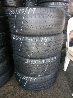 235/35/19×4 available at affordable prices call/WhatsApp 0631966190 for more information.