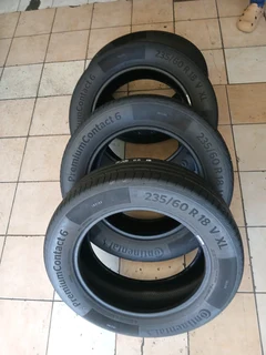 235/60/18×4 continental available at affordable prices call/WhatsApp 0631966190 for more information