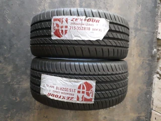 Brand new 215/35/18×4 available at affordable prices call/whatsApp 0631966190 for details.
