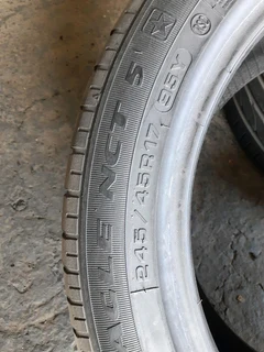 245/45/17 runflat available at affordable prices call/WhatsApp 0631966190 for details