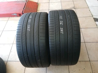 285/35/20  continental available at affordable prices call/WhatsApp 0631966190 for more information.