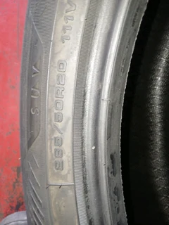 265/50/20 x4 Goodyear available at affordable prices call/WhatsApp 0631966190 for more information.