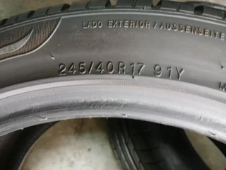 245/40/17 and many more tyre sizes available call/WhatsApp 0631966190 for more details.