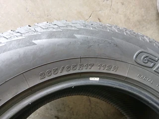 265/65/17x4 Yokohama and many more tyre sizes available at affordable prices call/WhatsAp 0631966190