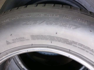 215/65/17×4 Michelin available at affordable prices call/WhatsApp 0631966190 for more information.