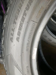 255/60/20 Goodyear available at affordable prices call/WhatsApp 0631966190 for more information.
