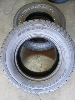 265/65/17 Dunlop Grendtrek ATG 3 available at affordable prices call/WhatsApp 0631966190 for more.