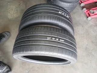 225/40/18 continental normal and runflat tyres available at affordable prices call/WhatsApp.