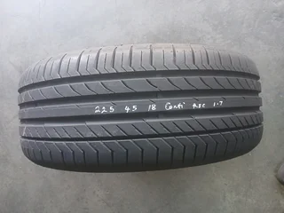 225/45/18 continental and many more tyres sizes available call/WhatsApp 0631966190 for more details.