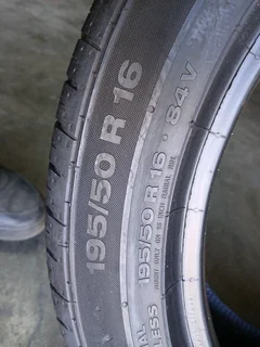 195/50/16 and many more tyres sizes available call/WhatsApp 0631966190 will /balance .