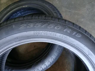 235/50/19 pirelli available at affordable prices call/WhatsApp 0631966190 will fit and balance.