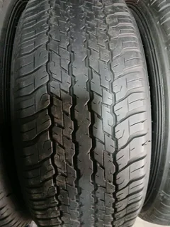 265/65/17 dunlop available will fit and balance call/WhatsApp 0631966190 for details.