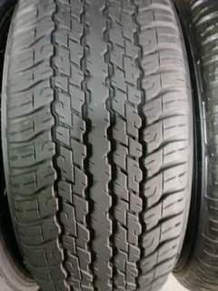 265/65/17 dunlop available will fit and balance call/WhatsApp 0631966190 for details.