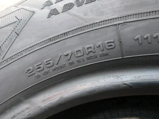 255/70/16 Goodyear and many more tyres sizes available call/WhatsApp 0631966190 will fit and balance