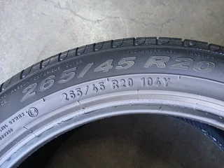 265/45/20 pirelli and many other sizes available will fit and balance call/WhatsApp 0631966190 .