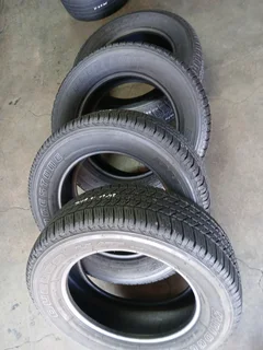 265/60/18 bridgestone and many more tyres available will fit and balance call/WhatsApp 0631966190 .