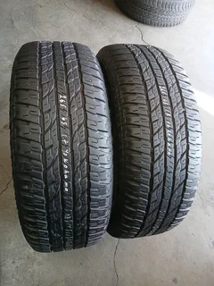 265/65/17 Yokohama and many other sizes available call/WhatsApp 0631966190 for details.