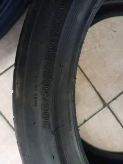 Brandnew 305/30/20 bridgestone and many more tyres sizes available call/WhatsApp 0631966190 .