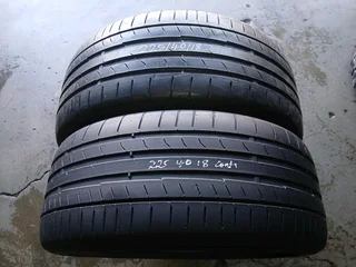 225/40/18×2 runflat and many more tyres sizes available call/WhatsApp 0631966190 for more.