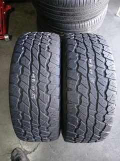 265/60/18×2 dunlop grand trek AT3G and many more tyres sizes available call/WhatsApp 0631966190 .