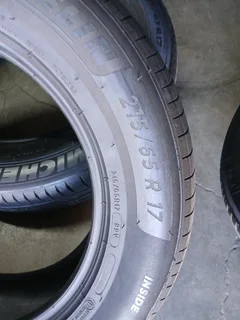 215/65/17 Michelin available at affordable prices call/WhatsApp 0631966190 for details.