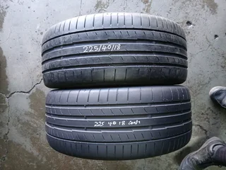 225/40/18 and many more tyres sizes available call/WhatsApp 0631966190 for details.