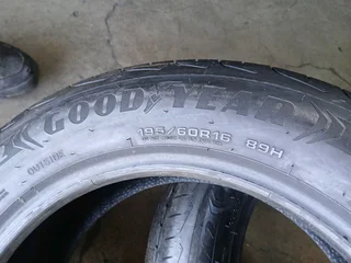 195/60/16 and many more tyres sizes available call/WhatsApp 0631966190 for details.