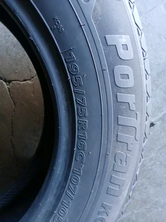195/75/16 and many more tyres sizes available call/WhatsApp 0631966190 for details .
