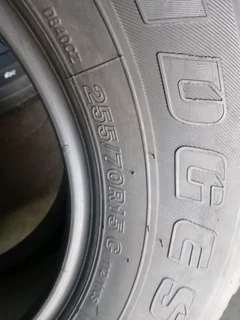 255/70/15 bridgestone and many more tyres sizes available call/WhatsApp 0631966190 for details.