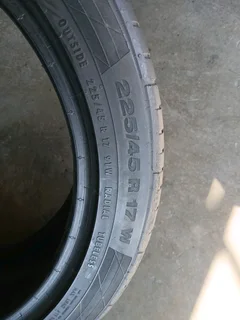 225/45/17 continental normal and runflat available at affordable prices call/WhatsApp 0631966190 .