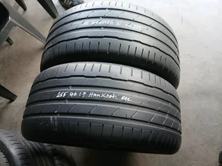 255/40/19 hankook runflat and many more tyres sizes available call/WhatsApp 0631966190 for details.