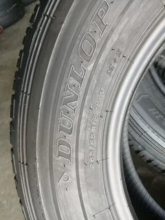 265/65/18 dunlop Grendtrek A/T30 and many more tyres sizes available call/WhatsApp 0632966190.
