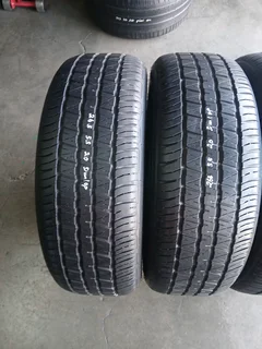 265/65/19 dunlop Grendtrek A/T30 and many more tyres sizes available call/WhatsApp 0631966190 .