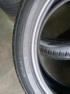 245/45/21 pirelli and many other sizes available at affordable price call/WhatsApp 0631966190 .