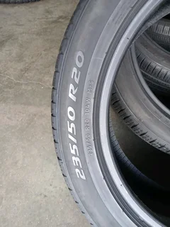 235/50/20 pirelli and many other sizes available at affordable prices call/WhatsApp 0631966190 .