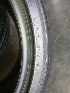 245/35/19 x2 available at affordable prices call/WhatsApp 0631966190 for details.