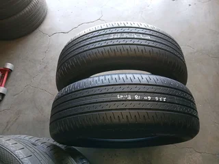 225/60/18 bridgestone available at affordable prices call/WhatsApp 0631966190 for details.