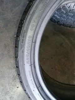 225/40/18 bridgestone runflat and many more tyres sizes available call/WhatsApp 0631966190 for more