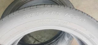 285/45/20 pirelli and many other sizes available at affordable prices call/WhatsApp 0670042842 .