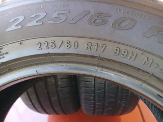 225/60/17 pirelli scopion Verde available at affordable prices call/WhatsApp 0631966190 for details