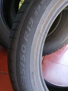 235/50/19 pirelli available at affordable prices call/WhatsApp 0631966190 for detail .