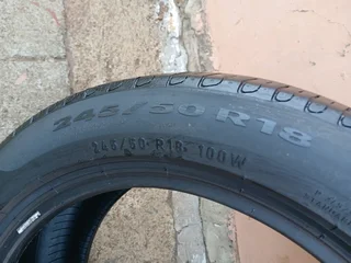 245/50/18 pirelli runflat available at affordable prices call/WhatsApp 0631966190 for details.