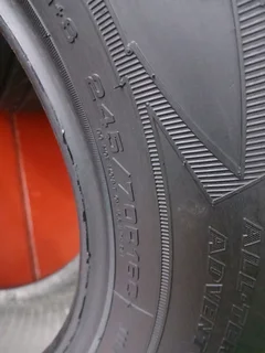 245/70/16 Goodyear available at affordable prices call/WhatsApp 0631966190 for details.