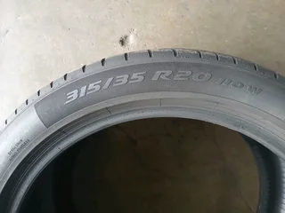 315/35/20 pirelli runflat available at affordable prices call/WhatsApp 0631966190 for details.