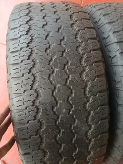 265/70/16 Goodyear wrangler available at affordable prices call/WhatsApp 0631966190 for details.