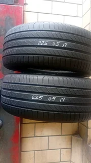 225/45/17 michelin and many other sizes available at affordable prices call/WhatsApp 0631966190.