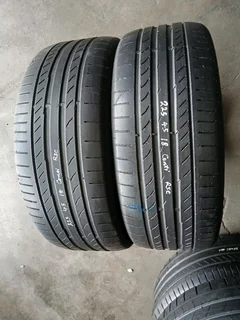 225/45/18 continental runflat available at affordable prices call/WhatsApp 0631966190 for details.