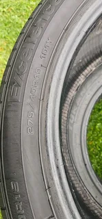 275/40/19 Goodyear runflat available at affordable prices call/WhatsApp 0631966190 for details.